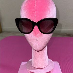 Kate Spade Black Tortoiseshell Cat-Eye Sunglasses